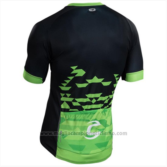 2018 Abbigliamento Ciclismo Sugoi RS Training Nero e Verde Manica Corta e Salopette